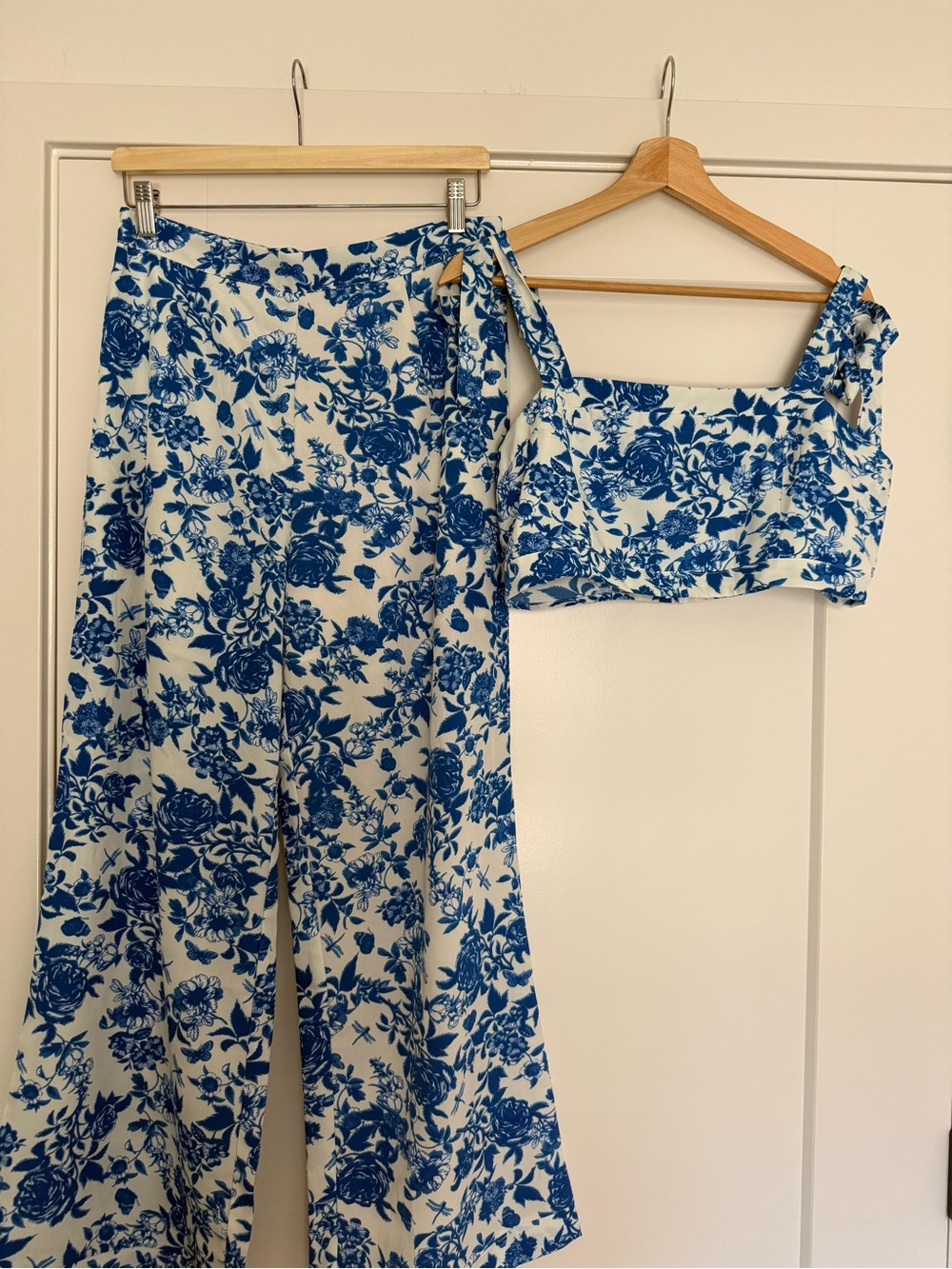 Summer Floral Cami Top & Maxi Pant Set